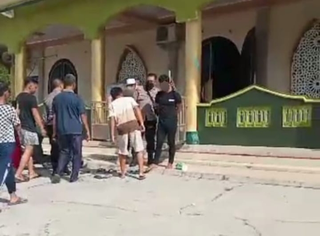 Warga Jalan Tidar Sampit Amankan Puncuri Kotak Amal Masjid