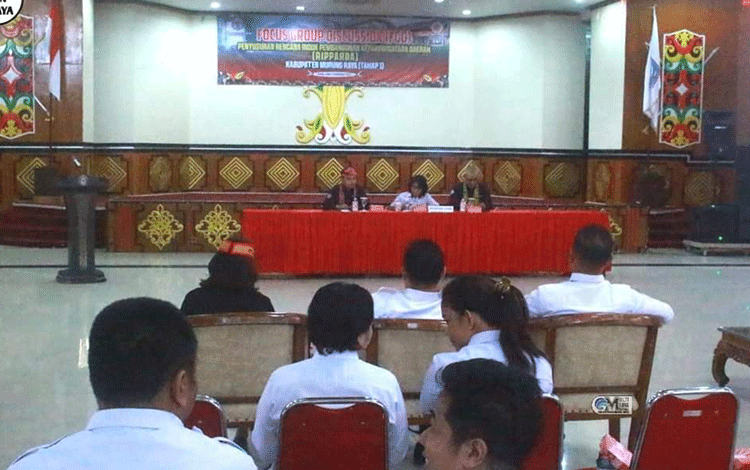 DKOP Murung Raya Gelar FGD Penyusunan Rencana Induk Kepariwisataan Daerah