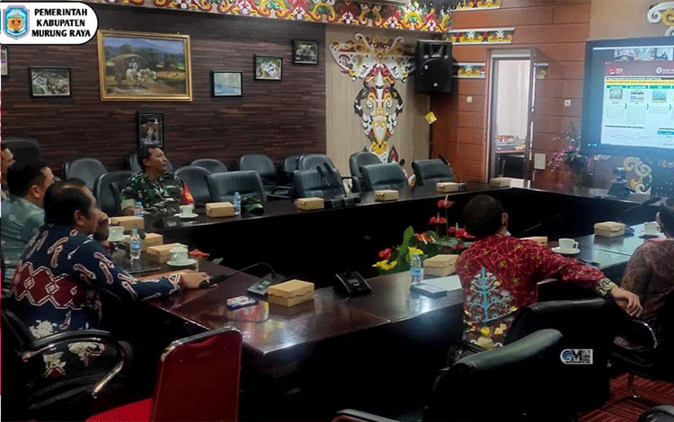 Pemkab Mura Ikuti High Level Meeting Antisipasi Lonjakan Harga Menjelang Nataru
