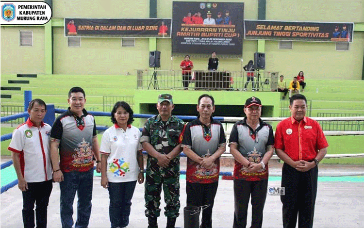 Kejuaraan Tinju Amatir Bupati Cup I di Murung Raya Diikuti Peserta se-Kalteng