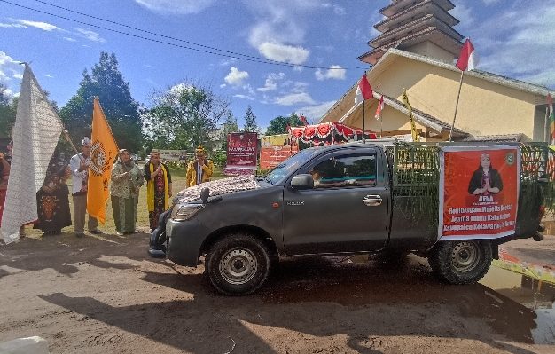 Wabup Irawati Kotim resmi membuka kegiatan Mamapas Lewu dan Manampung Sahur, Jumat 29 Desember 2023