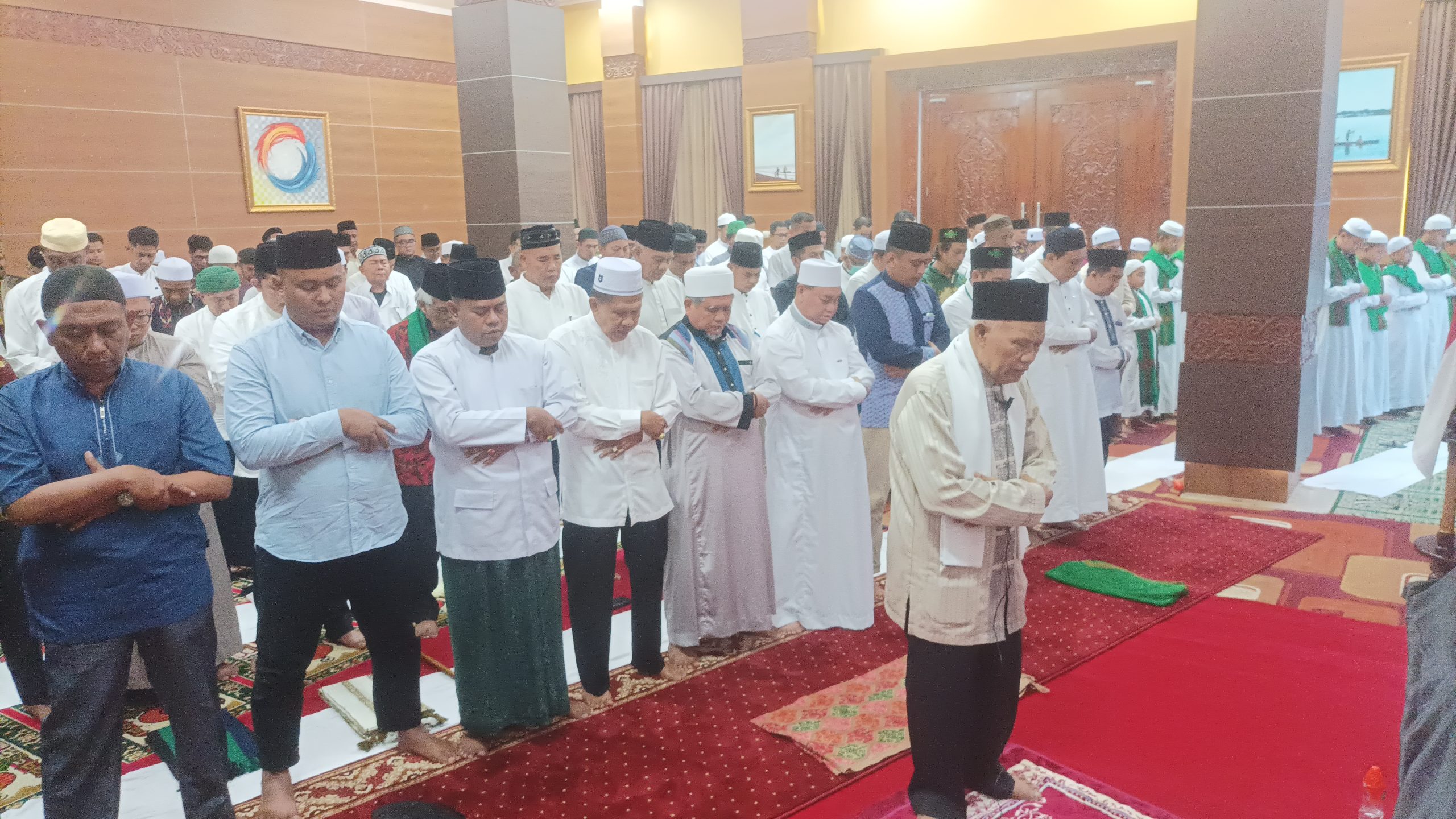 Sambut HUT ke 71 Kabupaten Kotawaringin Timur, Pemkab Adakan Syukuran dan Salat Maghrib Berjamaah