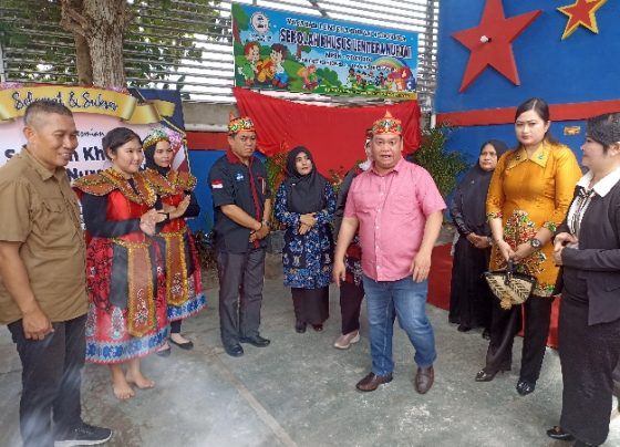 Bupati Kotim, Halikinnor beserta jajaran saat peresmian Sekolah Khusus Lentera Nurani, Sabtu 20 Januari 2024