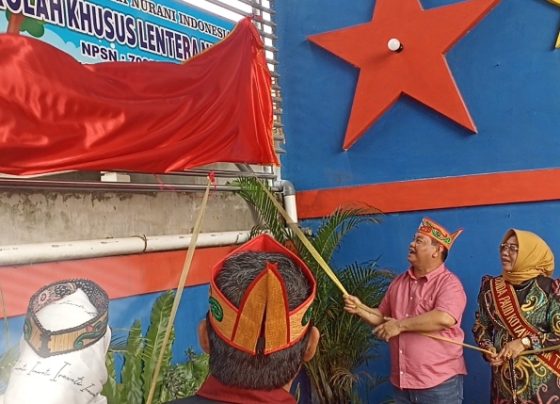 Bupati Kotim, Halikinnor meresmikan Sekolah Khusus Lentera Nurani Indonesia di Sampit, Sabtu 20 Januari 2024