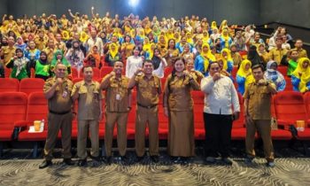 Disdik Kotim mengadakan Nobar Film Tegar di bioskop Cinepolis sebagai Pendidikan Penguatan Karakter, Senin 8 Januari 2024