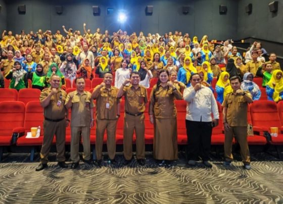 Disdik Kotim mengadakan Nobar Film Tegar di bioskop Cinepolis sebagai Pendidikan Penguatan Karakter, Senin 8 Januari 2024