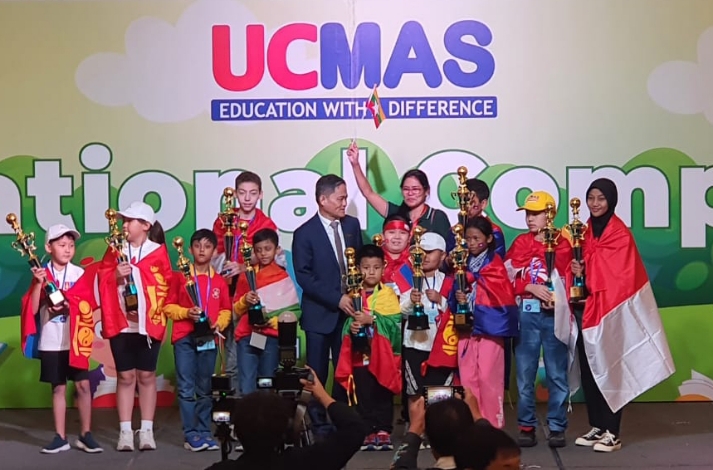 Hebat! Murid UCMAS Sampit Jadi Juara Kompetisi Sempoa di Malaysia