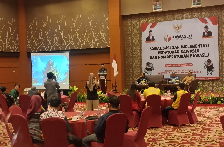 Parpol di Kotim Ikuti Sosialisasi Peraturan Bawaslu dan Non-Peraturan Bawaslu