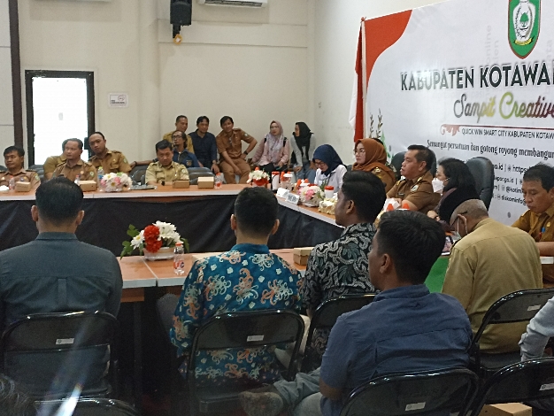 Pemkab Kotim Ikuti Kick Off Penandatanganan Penyediaan Barang dan Jasa 