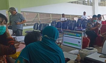 Suasana pemeriksaan medis Bacaleg Pemilu 2024 di RSUD dr Murjani Sampit 2023 lalu