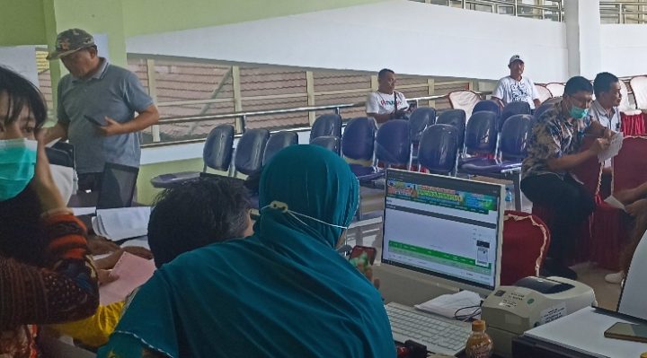 Suasana pemeriksaan medis Bacaleg Pemilu 2024 di RSUD dr Murjani Sampit 2023 lalu