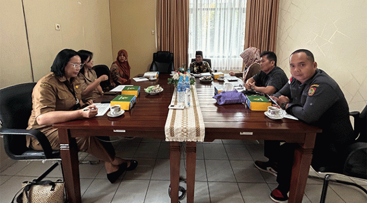 Suasana rapat evaluasi kinerja 2023 FKPT Kalteng, Senin, 9 Januari 2024