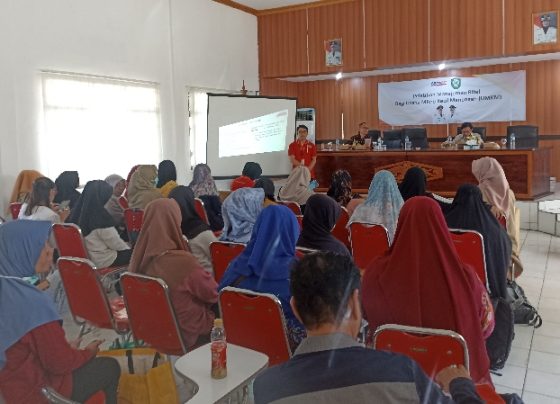 UMKM di Kotim mengikuti pelatihan dari salah satu ritel modern berjaringan di Aula DKUPP Kotim, Sampit, Kamis 25 Januari 2024