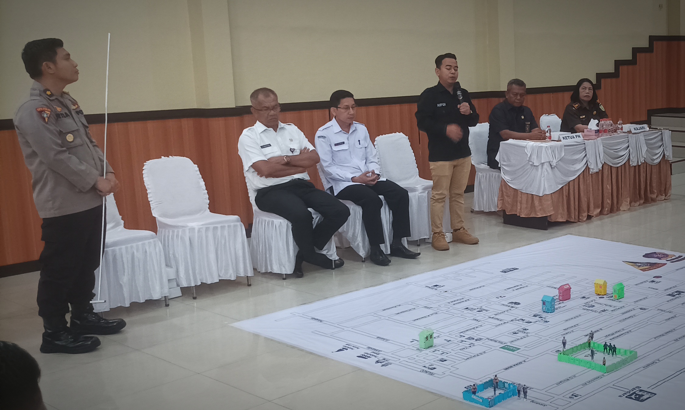 Polres Kotim Gelar TFG untuk Pengamanan Pemilu 2024