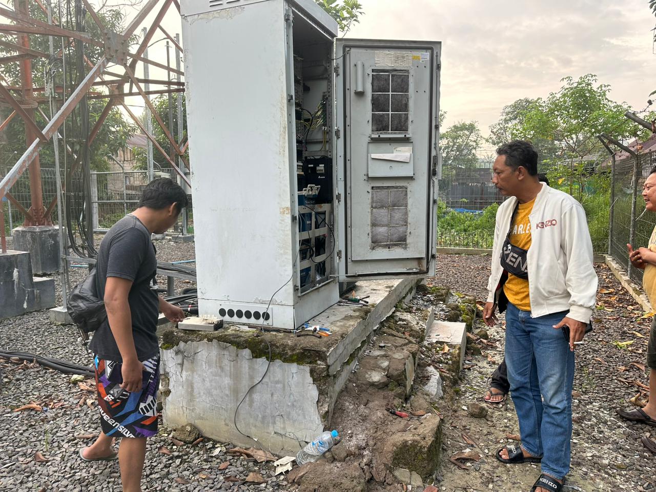 Pencuri Baterai Stasiun Pemancar di Kawasan Pasar Kramat yang Melarikan Diri Akhirnya Tertangkap