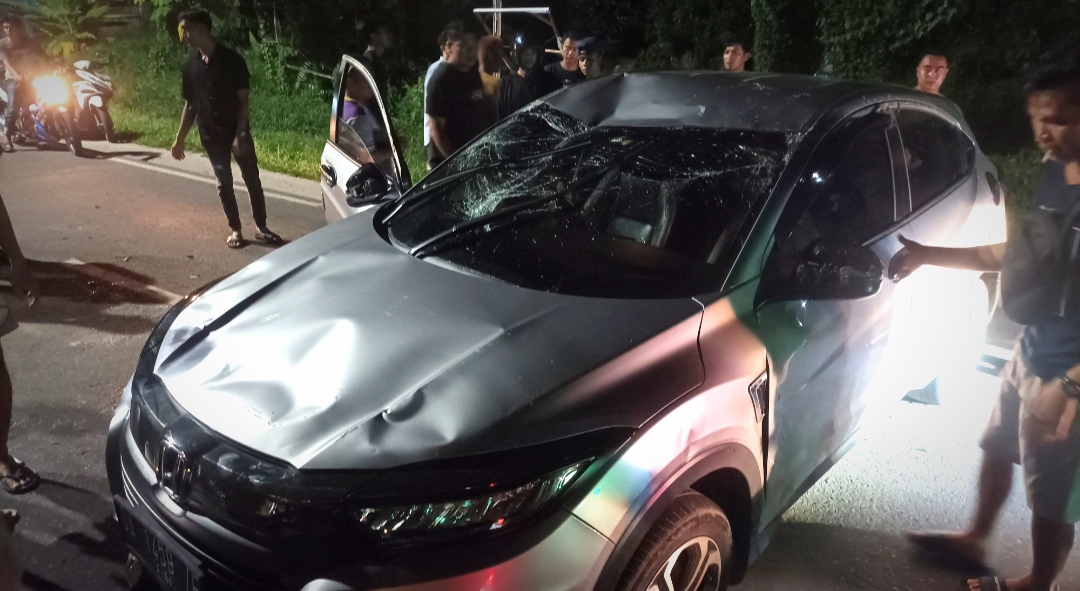 Pengemudi dan Penumpang Diperiksa Terkait Kecelakaan Mobil HRV di Jalan HM Arsyad Sampit