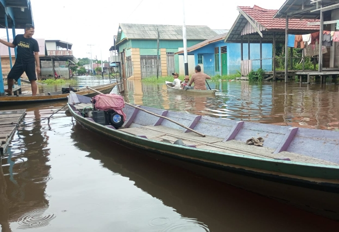 Lebih dari 1000 Kepala Keluarga di Sejumlah Wilayah Kotim Terdampak Banjir