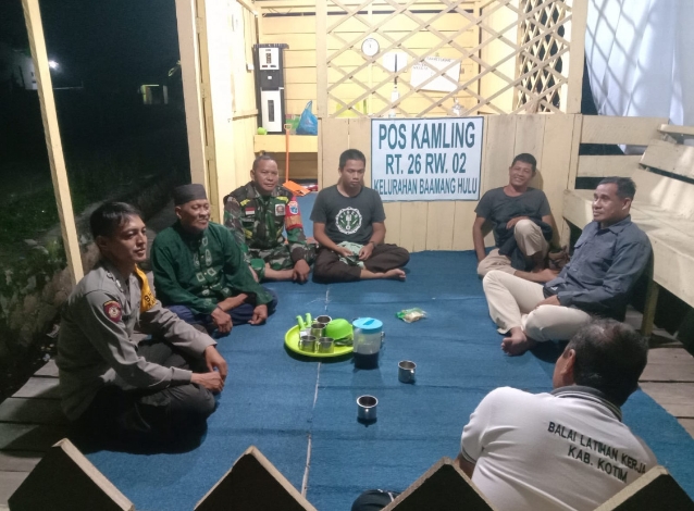 Kelurahan Baamang Hulu Perketat Pengamanan Lingkungan 