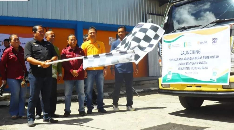 Pemkab Mura Menyalurkan Cadangan Pangan Pemerintah