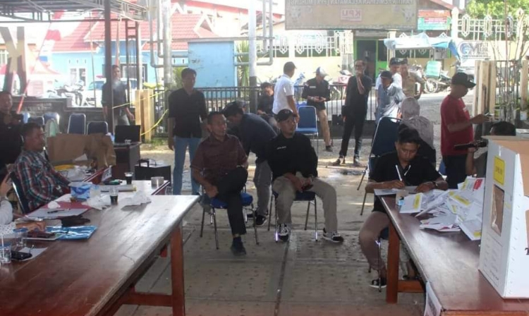 Hermon Pantau Proses Penghitungan Suara di TPS
