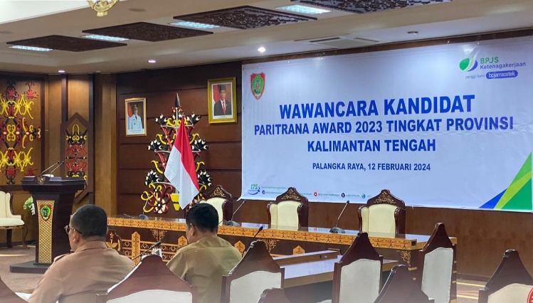 Bupati Seruyan Jadi Kandidat Penerima Paritrana Award 2023 Kalimantan Tengah