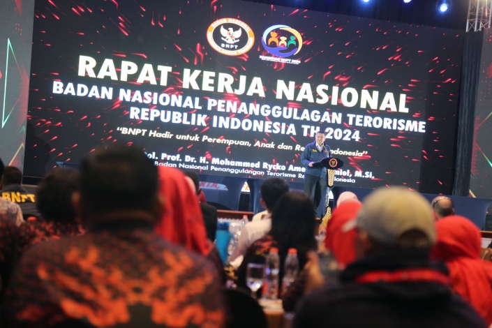 Rakernas BNPT 2024 : Bersatu Melaju untuk Indonesia Maju