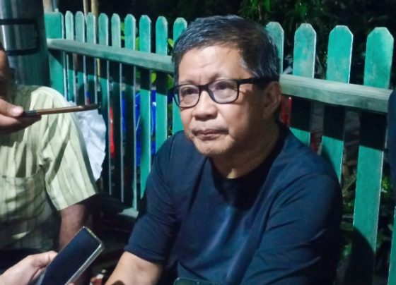 Rocky Gerung dalam acara Dialog Akal Sehat di Kota Besi, Kotim, Kalteng, Kamis 1 Februari 2024 1