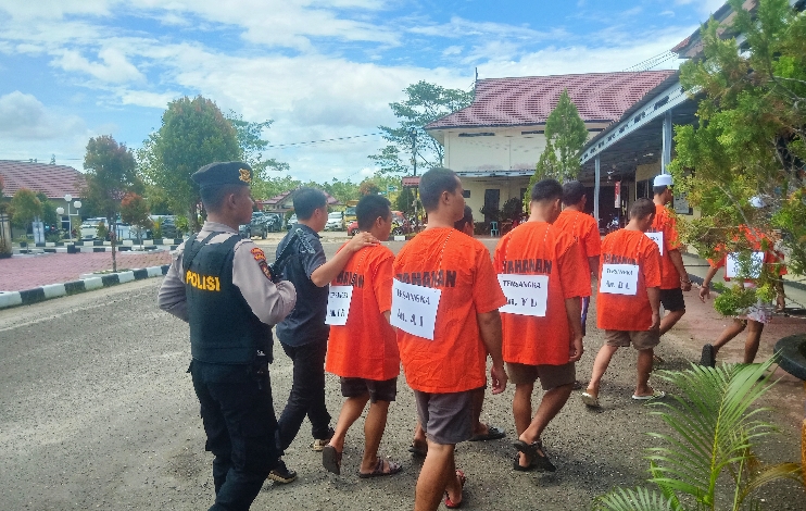 Polisi Tangkap Sembilan Pengedar Narkoba di Gunung Mas
