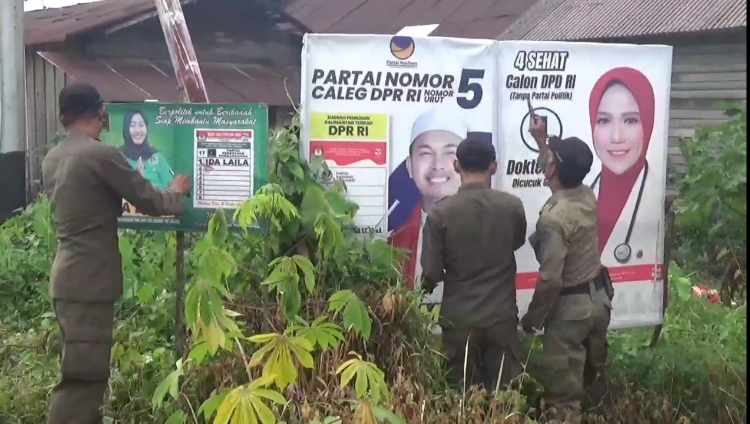 Kontestan Pemilu Ramai Obral Citra Walau Melanggar Aturan