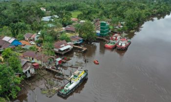 BPBD Kotim melaakukan pencarian orang tenggelam diduga ODGJ di Desa Lubuk Bunter, Kecamatan Cempaga, Minggu 10 Maret 2024