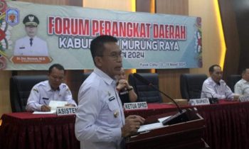 Forum Gabungan Perangkat Daerah Tingkat Kabupaten, untuk perencanaan anggaran 2025 di Aula Bappedalitbang Mura, belum lama ini.