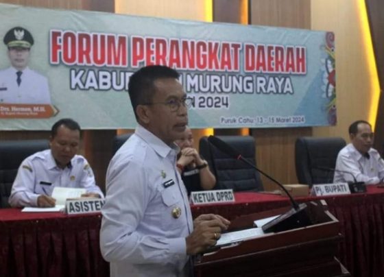 Forum Gabungan Perangkat Daerah Tingkat Kabupaten, untuk perencanaan anggaran 2025 di Aula Bappedalitbang Mura, belum lama ini.