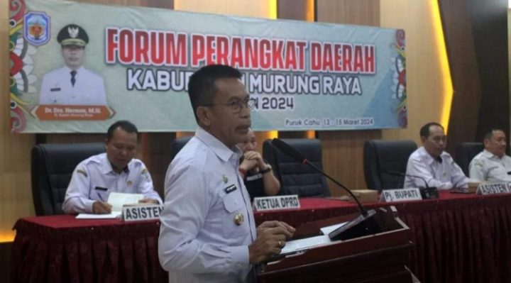 Forum Gabungan Perangkat Daerah Tingkat Kabupaten, untuk perencanaan anggaran 2025 di Aula Bappedalitbang Mura, belum lama ini.