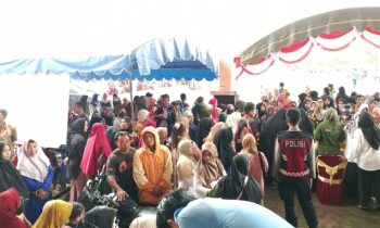 Gerakan Pangan Murah yang digelar Pemkab Seruyan dapat sambutan antusias dari masyarakat di Kuala Pembuang