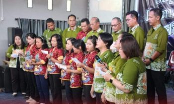 Ibadah siraman rohani Agama Nasrani yang berlokasi di Balai Jemaat Nazaret, Jumat, 15 Maret 2024.