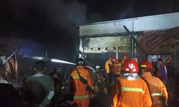 Kebakaran hebat terjadi di Perumahan Pendawa, Jalan Jenderal Sudirman Kilometer 4,5 Sampit, Kamis 14 Maret 2024