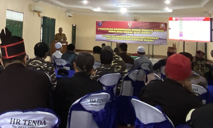 Pemkab Kotim dan Kodim 1015 Sampit Gelar Pembinaan Komunikasi Cegah Konflik Sosial
