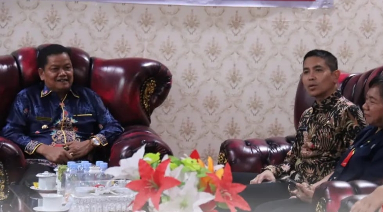 Pj Bupati Seruyan Sambut Kunjungan Kerja Kepala BNN Kalteng