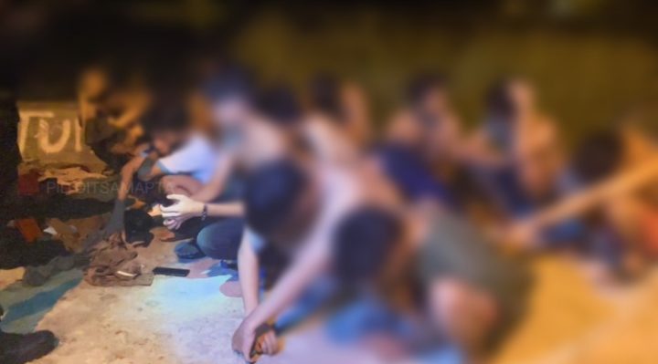Polisi amankan puluhan remaja terlibat tawuran di Mako Dirsamapta Polda Kalteng.