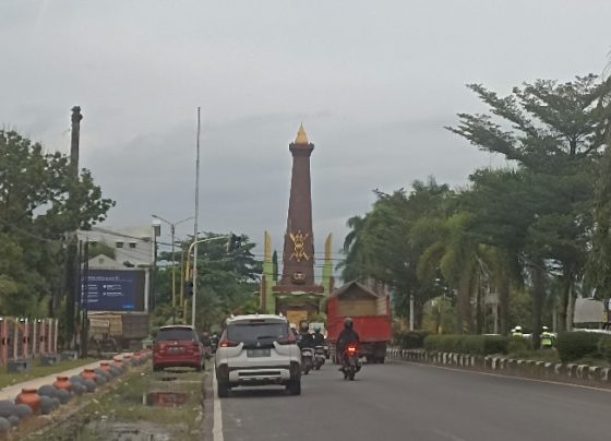 Suasana di Sampit, sesaat setelah getaran gempa, Jumat, 22 Maret 2024