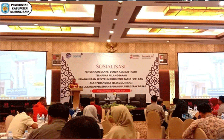 Diskominfo SP Mura Ikuti Sosialisasi Penggunaan Spektrum Frekuensi Radio