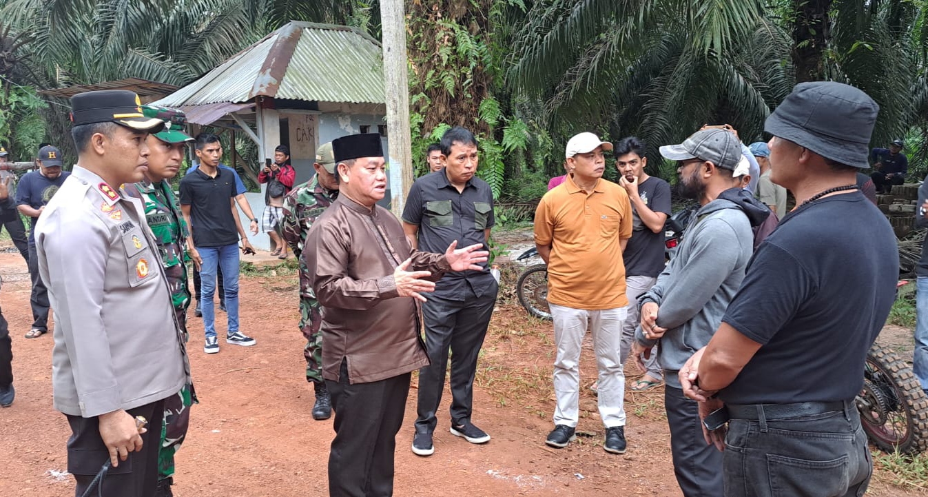 Tinjau Lokasi Sangketa Lahan, Bupati Kotim Ingatkan Jaga Kamtibmas