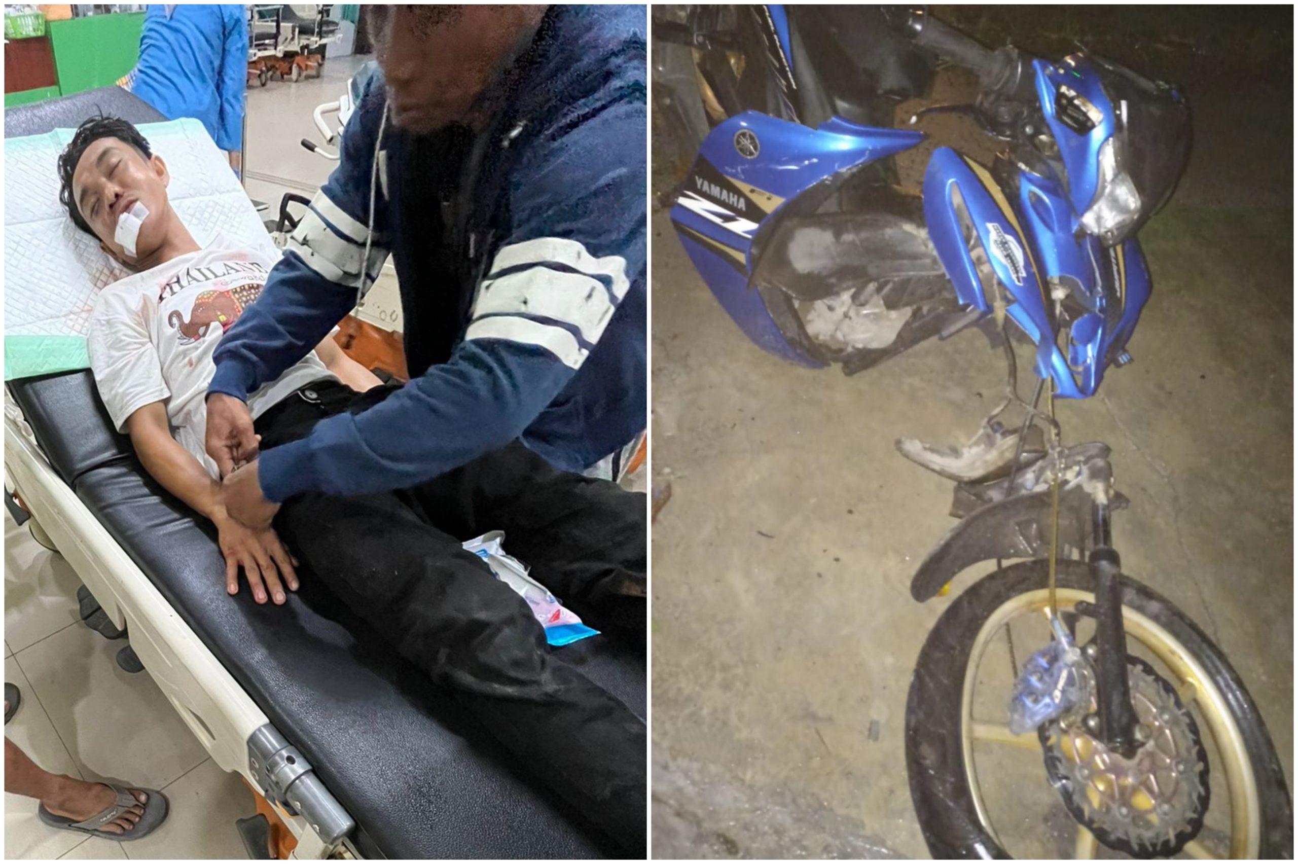 Pengendara Mabuk Tabrak Truk di Jalan Ir H Juanda, Motor Patah Dua