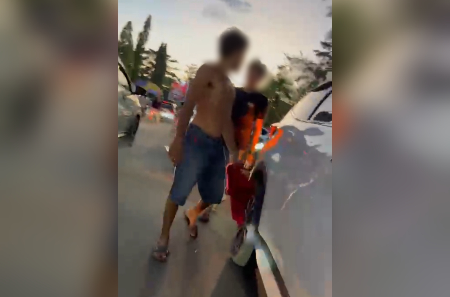 Tidak Terima Ditegur, Sopir Mobil Terios Ancam Tukang Parkir Gunakan Senjata Tajam