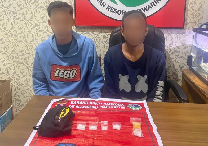 Dua Pria Baamang Diringkus Polisi karena Diduga Mengendarkan Sabu