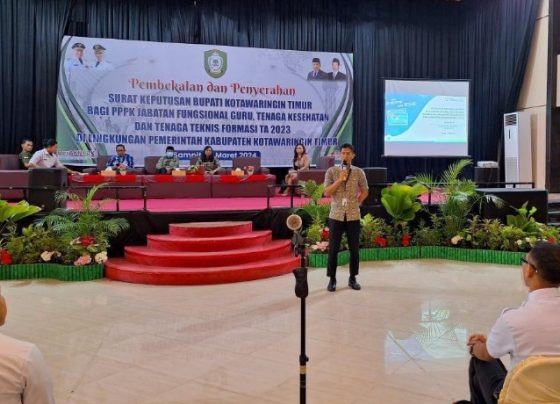 BPJS Kesehatan Cabang Sampit saat mensosialisasikan kepada para pegawai di lingkungan Pemkab Kotim, Rabu, 27 Maret 2024.