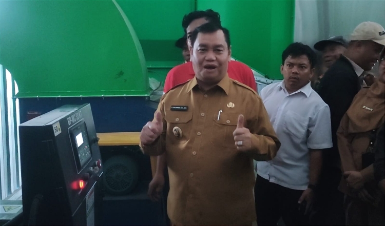 Halikinnor Meresmikan Pengeringan Padi di Lampuyang 