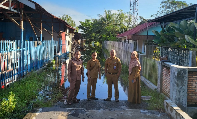 Pascalibur Lebaran, SDN 3 Sawahan Sampit Belajar dari Rumah Gara-Gara Kebanjiran