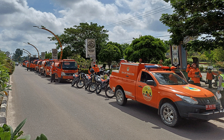 BPBD Kotim Konvoi Memperingati Hari Kesiapsiagaan Bencana