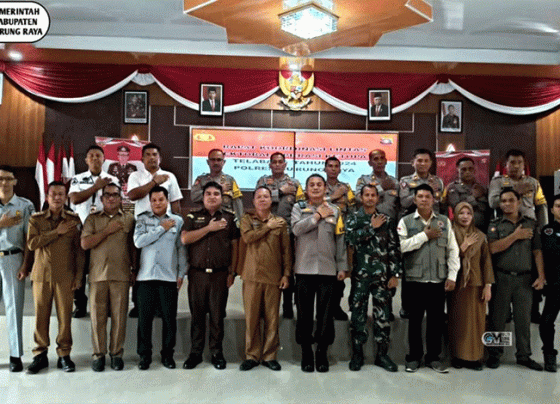 Rapat Koordinasi (Rakor) Lintas Sektoral Operasi Ketupat 2024. Acara berlangsung di aula Mapolres Mura, belum lama ini.